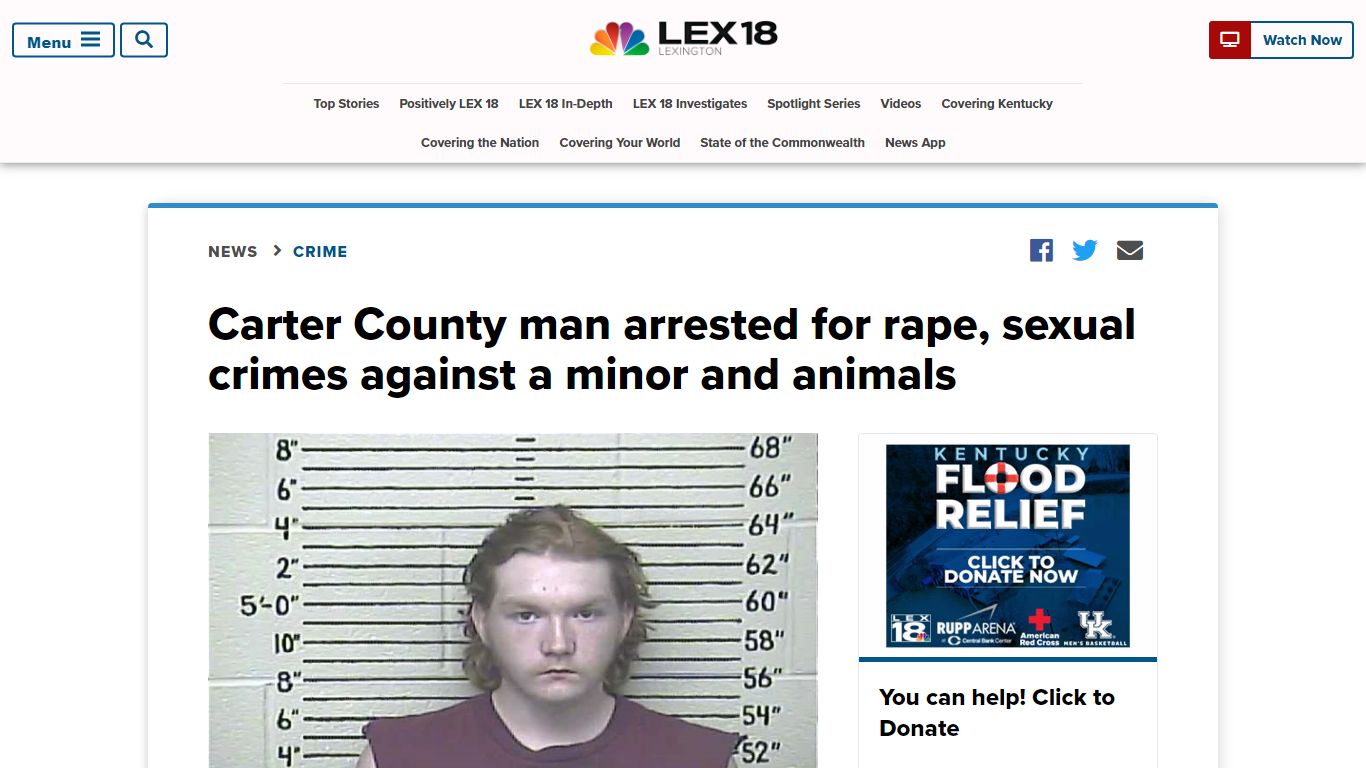 Carter County man arrested for rape, sexual crimes against a minor and ...